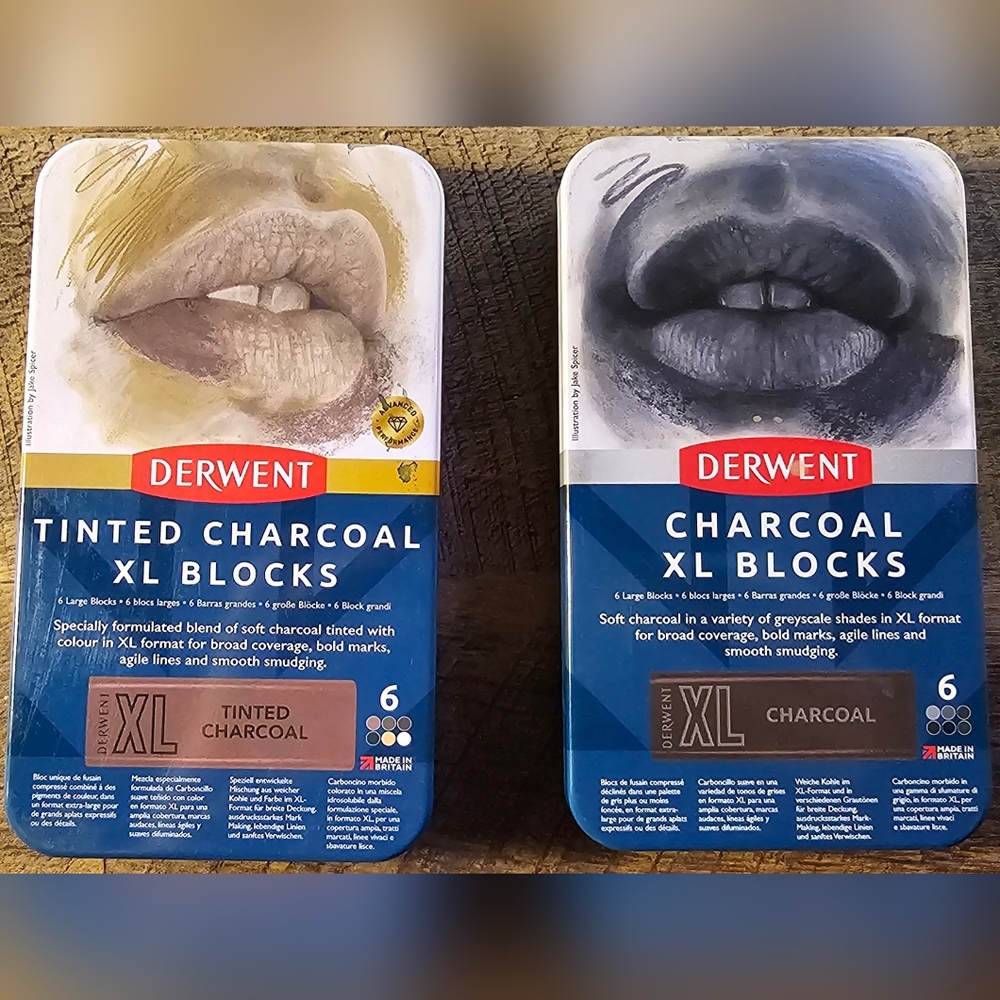 Derwent Charcoal XL Blocks Sets